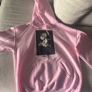 Pink hoodie